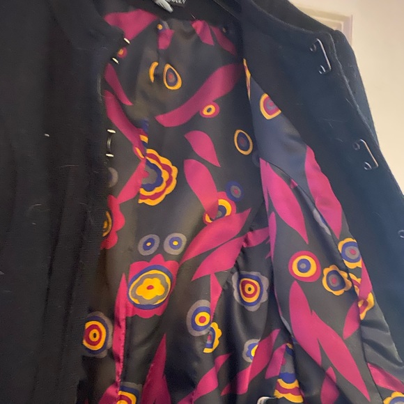 Cynthia Rowley wool motorcycle jacket, silk lined - Picture 4 of 7